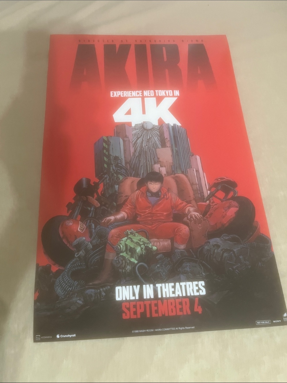 Akira The Anime Movie Poster 2026 Wow Omg - Picture 7 of 9